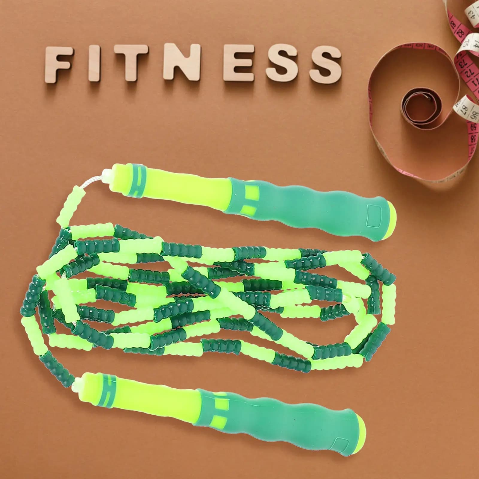 3Pcs Kids Jump Ropes Adjustable Beaded Skipping Ropes Fitness Exercise Portable Outdoor Training Tool Kids Jump Rope