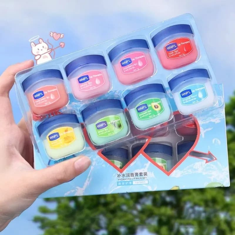 4/6/8pcs Moisturizing lip balm Set Whitening Moisturizing base Natural vegetable base Moisturizing cream lip care Moisturizing gelatin