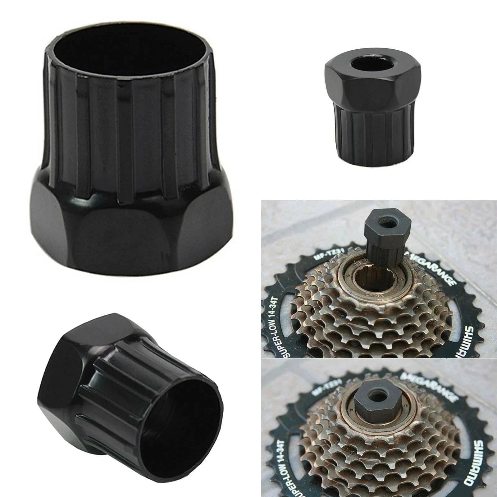 Bicycle Flywheel Disassembly Sleeve Bike Repair Tool Rear Cassette Cog Remover Bicycle Repair Equipment for Wheel Removal Tools