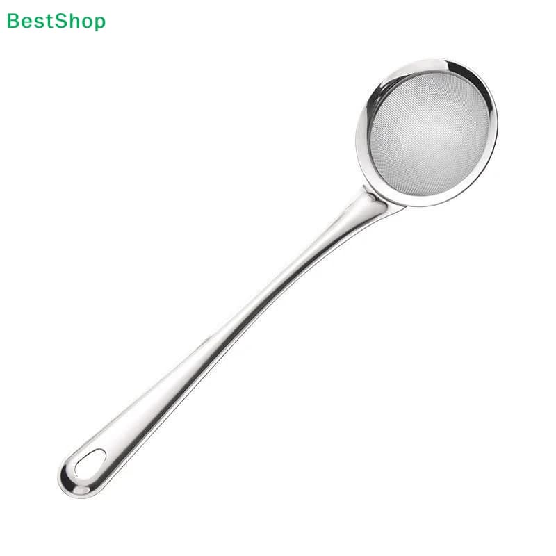 ☭ Cucchiaio Filtrante per Olio in Acciaio Inox, Skimmer per Friggitrice, Cucchiaio per Hot Pot, Accessori da Cucina