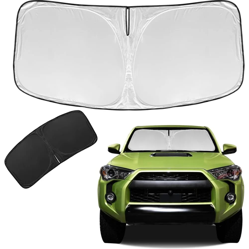 For Toyota 4Runner 2010-2024 2025 2026 Sun Shade Sunshade Windshield Cover For Sun Retractable Shade Blocks UV Rays