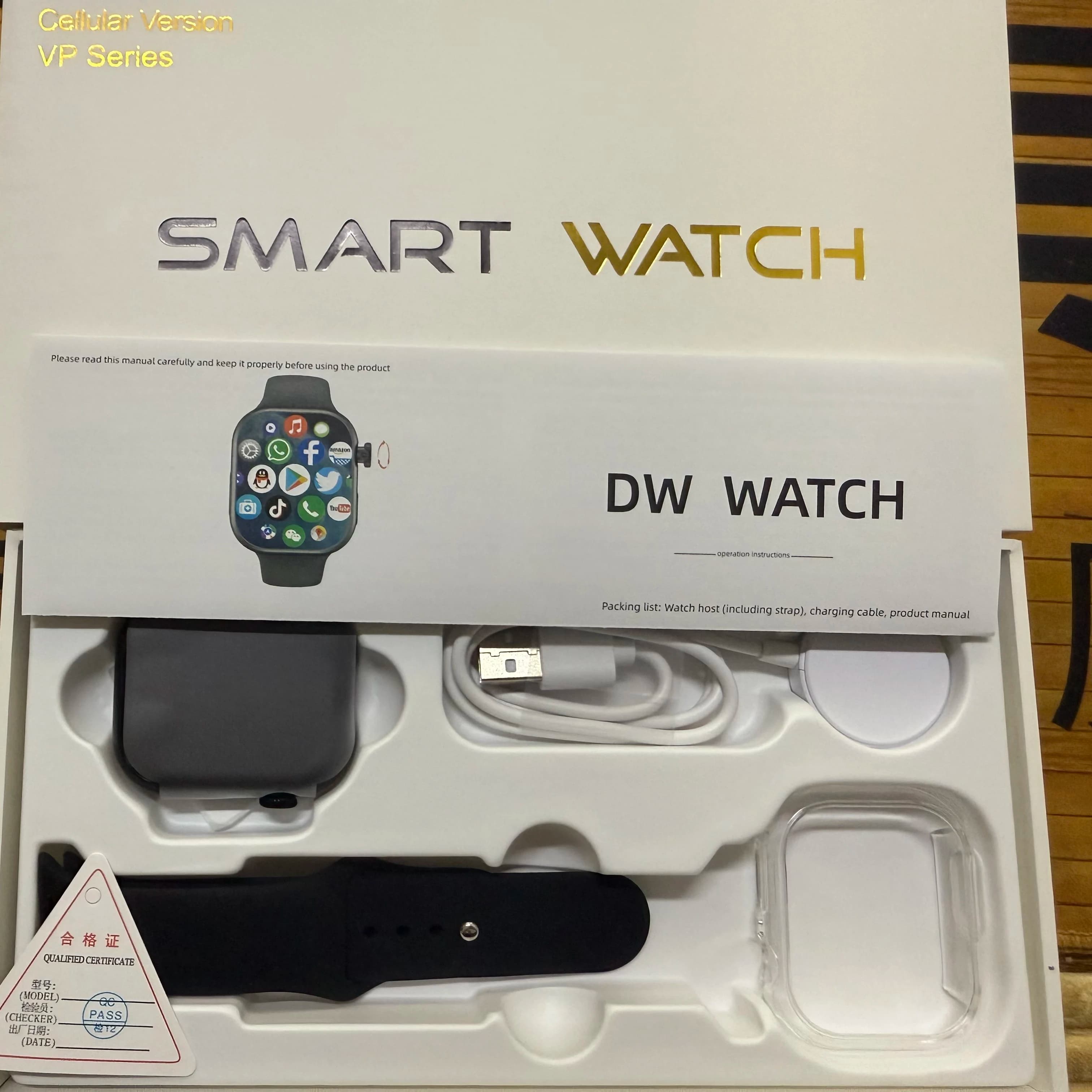 Smartwatch S11 MAX 5G LTE 32+512GB con Touch ID, WIFI, GPS, NFC, per Uomo e Donna, con 180 Funzioni ° Telecamera Rotante con Slot per Scheda SIM 4G/5G