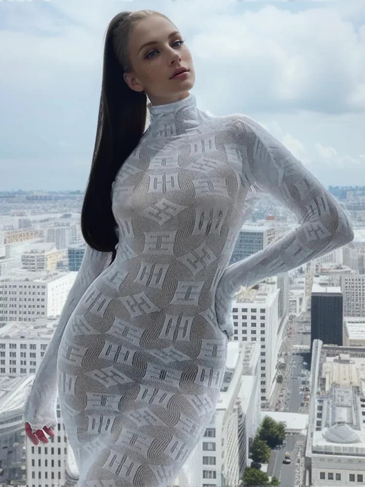 Gonna a rete da pesca erotica esotica Biancheria intima calda per donna adulta Prospettiva a rete Abito aderente Abbigliamento da notte per donna
