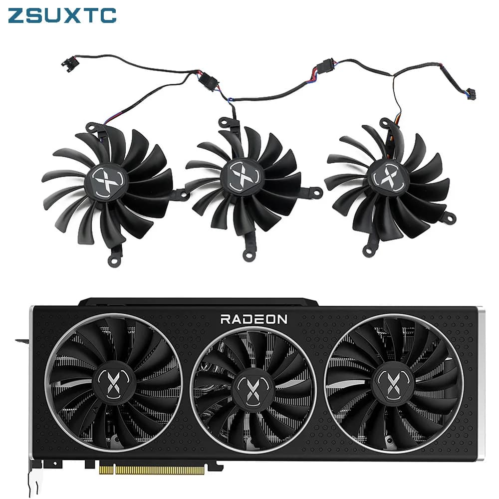 Ventola della scheda Video 95MM muslima87 MM muslimay6800xt per ventola di raffreddamento XFX Speedster MERC 319 AMD Radeon RX 6800 6800XT V1 GPU