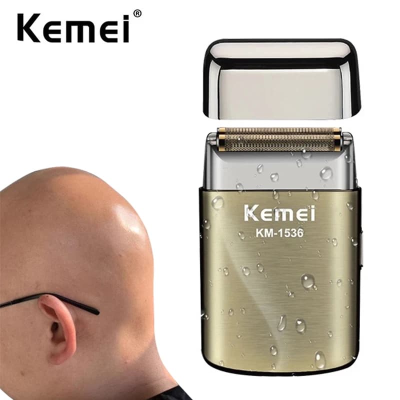 Kemei Professional Barber Foil Shaver Men Electric Shaver Head Cordless Smooth Shaving Machine Close Shave Beard Trimmer
