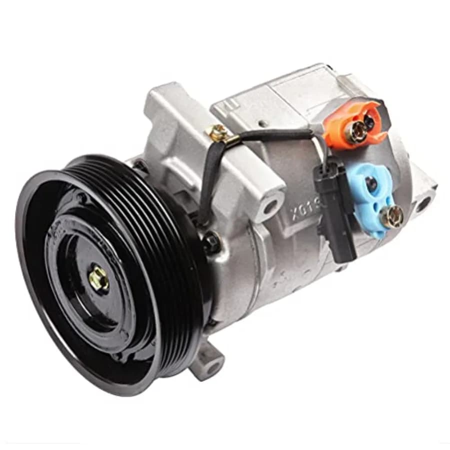 Compressore AC per Chrysler 300 Dodge Charger Magnum 3.5L 2005-2006 con frizione, alloggiamento in alluminio, finitura nera, alta efficienza