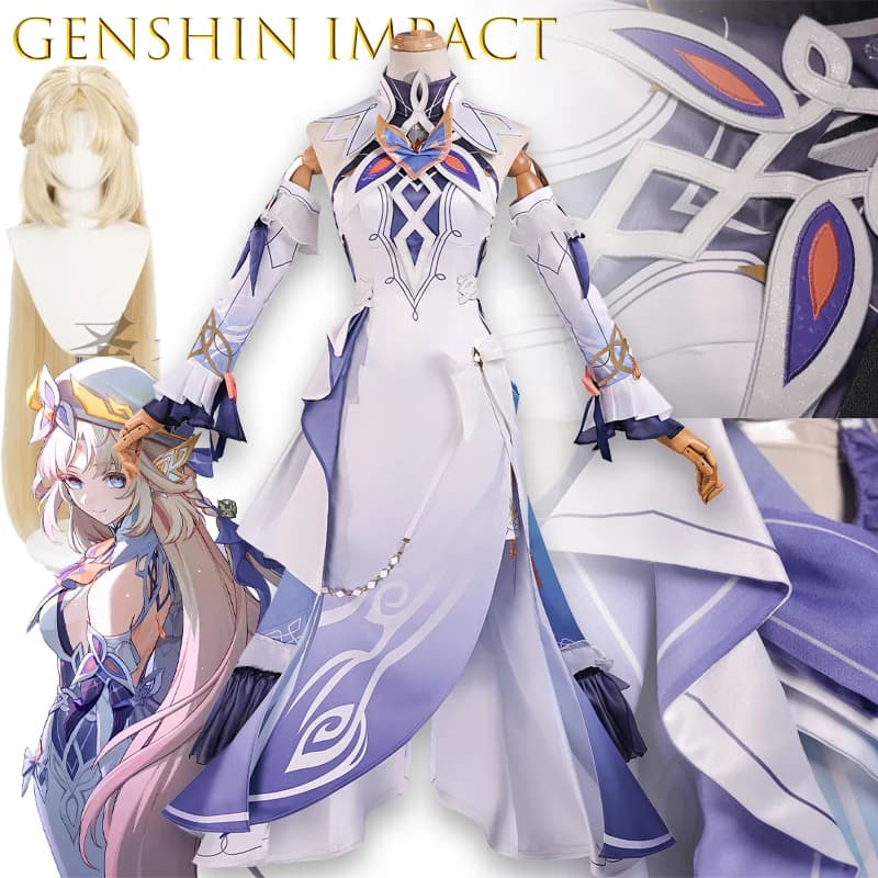 Game Genshin Impact Nicole Reeyn Strega Cosplay Costume Anime Halloween Com Party Role Game Cos Clothing Party Costume Halloween