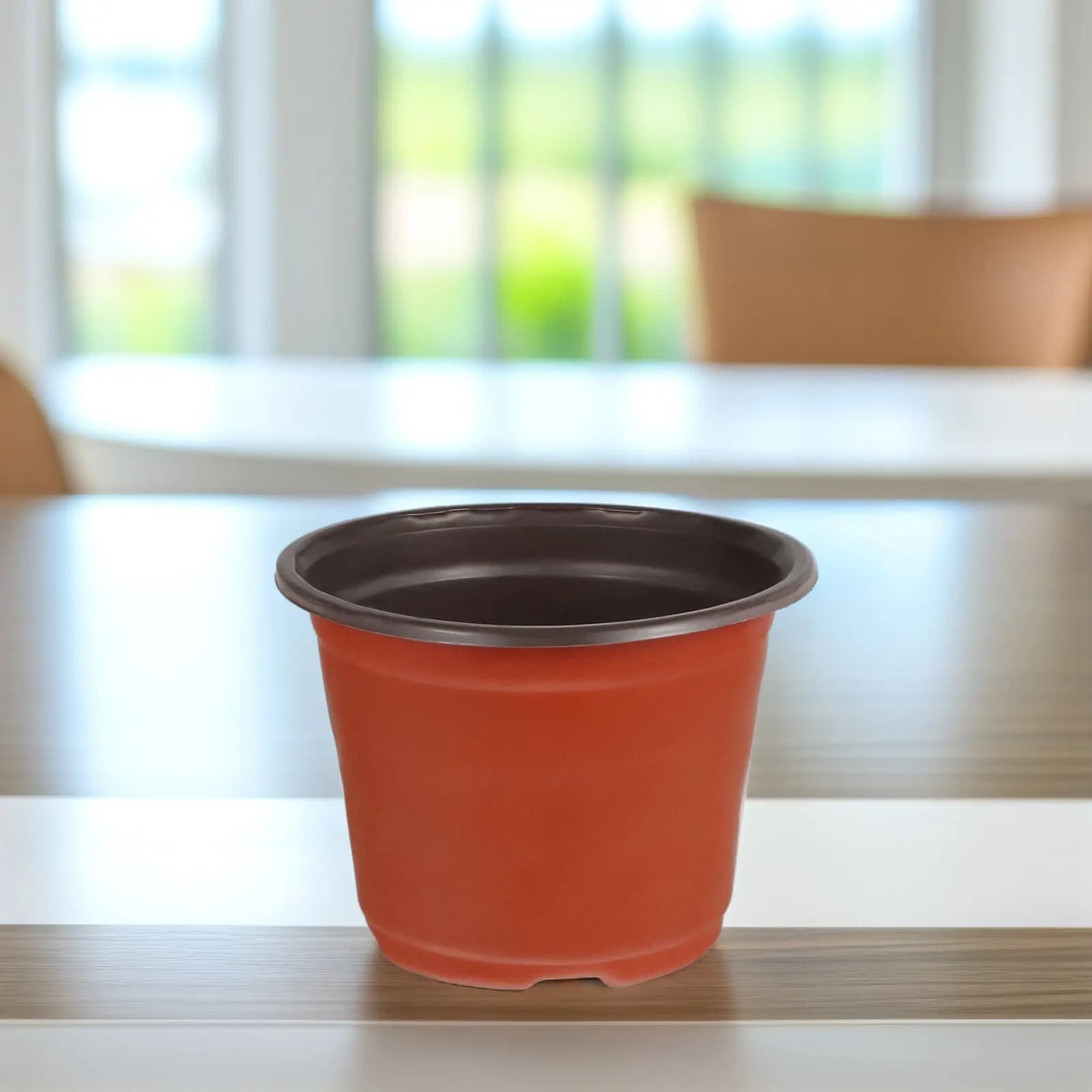 50 Pieces Plastic Vases for Fat Plants, Breathable Containers with Harvest for Herbs and Plants, for Interior and Exterior