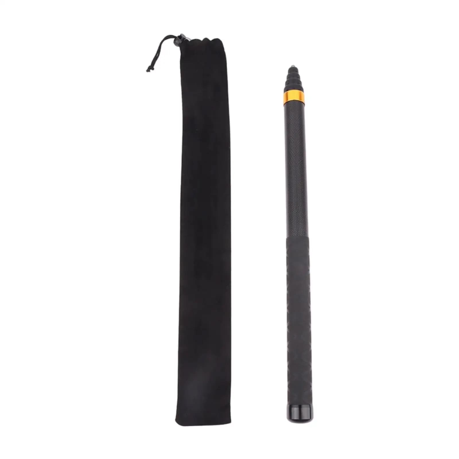 Invisible Selfie Sticks 3M 9.8ft Extended Travel Extension Pole Retractable 360° Rotation Holder Long Carbon Fiber Monopod