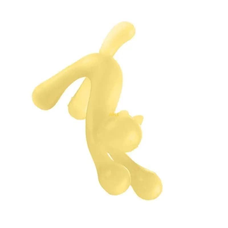 Giocattolo per massaggiagengive in silicone Giocattolo per dentizione per gatti simpatico cartone animato Giocattolo da per i