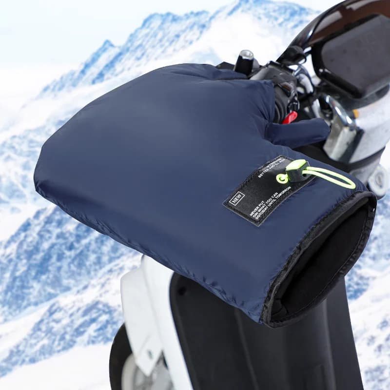 Guanti per Manubrio Moto, Manopole Invernali Calde, Impermeabili e Antivento, Coprimanubrio per Motocicletta