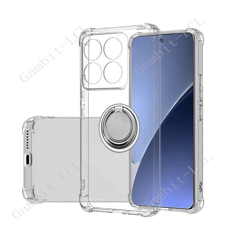 For Motorola Edge 60 Fusion Global 60Fusion XT2503-4 Edge60Fusion Back Ring Holder Bracket Phone Case Smartphone TPU Soft Cover
