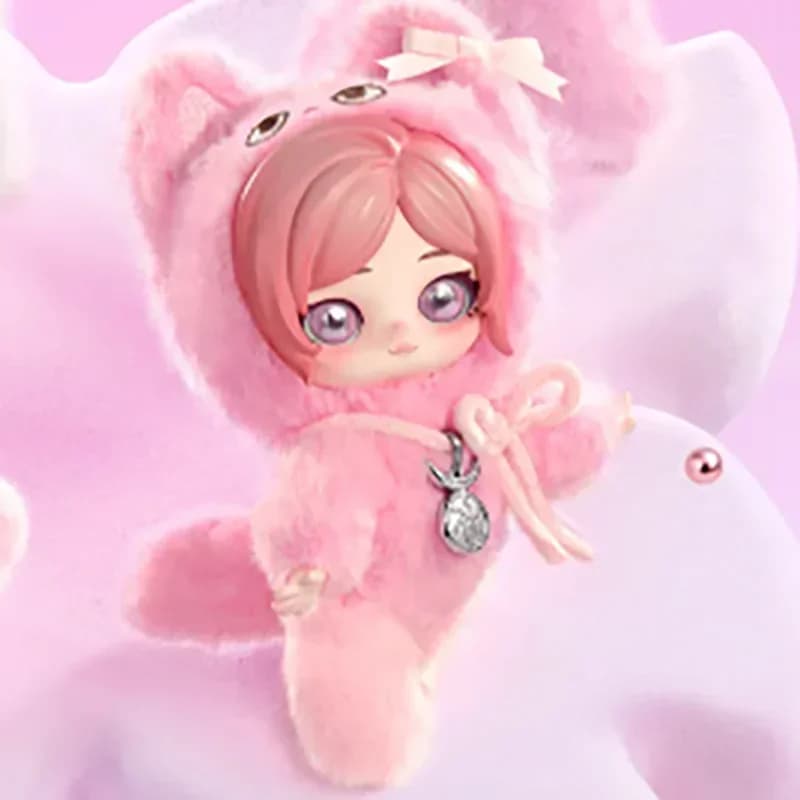 POP MART Aespa FLUFFY CLUB SERIES Trendy Blind Box Toys Guess Bag Mystery Box Mistery Caixa Action Figure Surprise Model