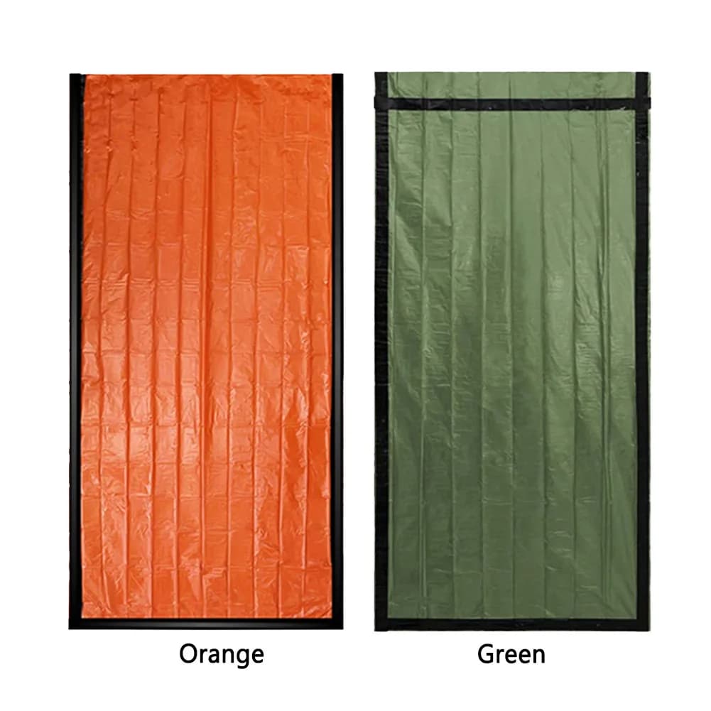 Portable Survival Cover PE Aluminum Film Thermal Furry Camping Equipment Hot Windproof Waterproof