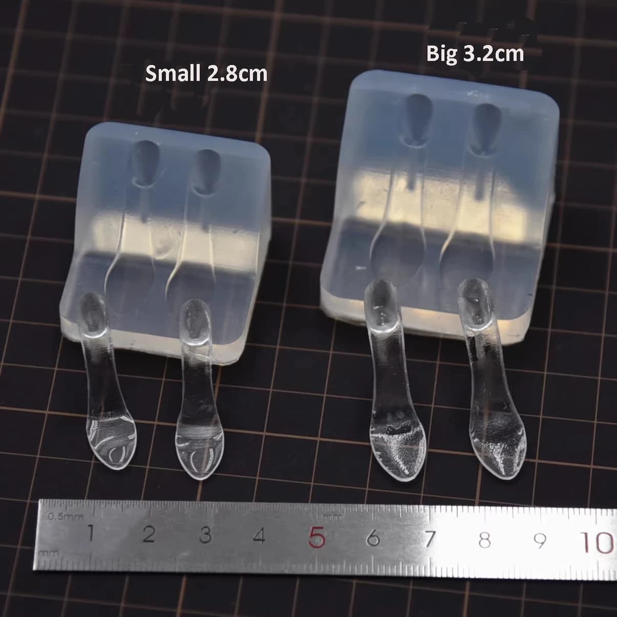 Mini scarpe di cristallo UV Stampo in silicone Argilla polimerica Figura bambola Scarpe col tacco alto Stampi fai da te