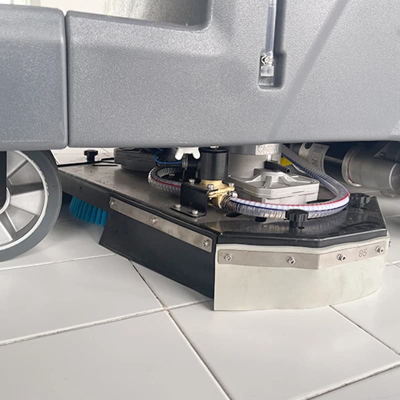 Lavasciuga Pavimenti Commerciale ad Alta Efficienza da 85L con Doppia Spazzola per Piastrelle in Ceramica
