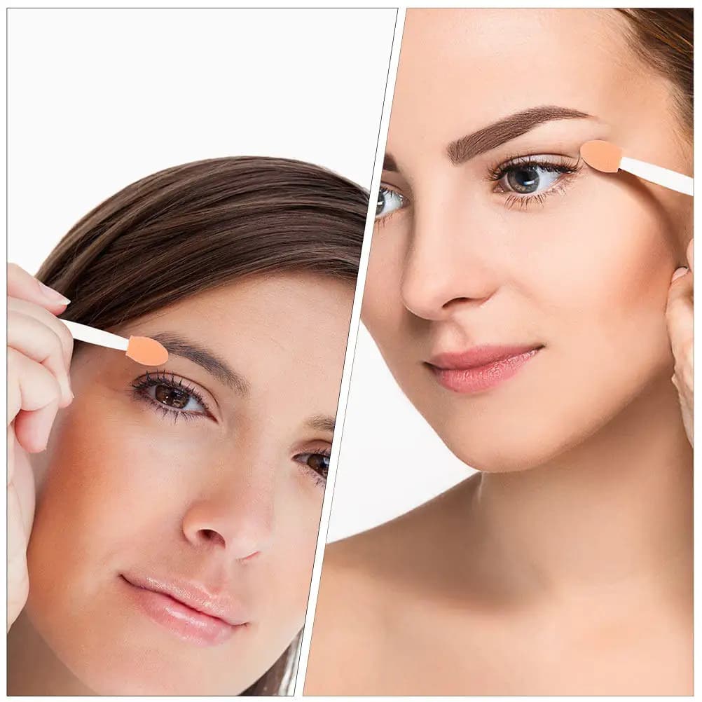 120 applicatori per ombretto bifacciali, strumento professionale per il trucco, kit di bellezza per il viso da donna