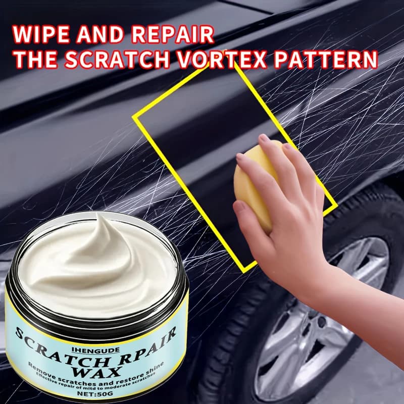 Crema magica per la riparazione dei graffi dell'auto - Rapida e facile da usare, non richiede vernice, adatta a tutti i modelli di auto, camion, moto - Rimuove graffi e segni di increspo, risultati visibili in pochi minuti - Lucidante per auto, strumento di manutenzione per veicoli facile da usare