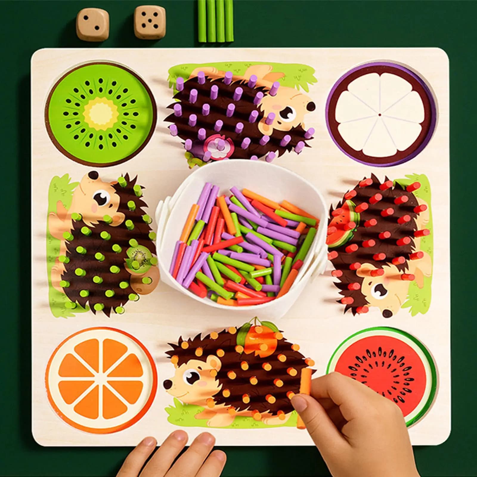Giocattoli per l'ordinamento dei colori Bastoni colorati Gioco di abbinamento dei colori Giocattoli educativi per la matematica per lo sviluppo Giocattolo sensoriale per bambini Regalo per bambini