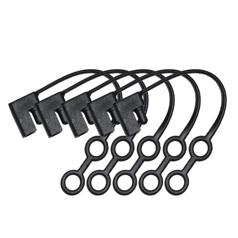 5 pcs SAE Dust Cap 2 pin Spine Spare Rubber Waterproof Cover Top Covers SAE Solar Motor Connector Adapter Protector