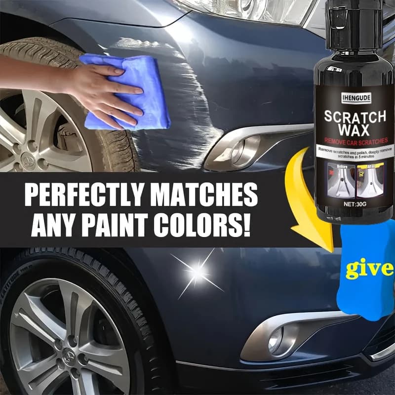 1 pezzo 30g pasta per riparazione graffi auto cera lucidante per auto agente di riparazione graffi pulizia e ristrutturazione cera protettiva protegge lucentezza manutenzione vernice auto con spugna