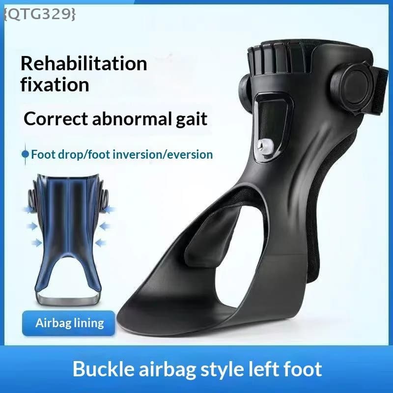【QTG329】Supporto Ortopedico per Piede Cadente con Fibbia Regolabile Confortevole per Ictus e Camminata【WQ】