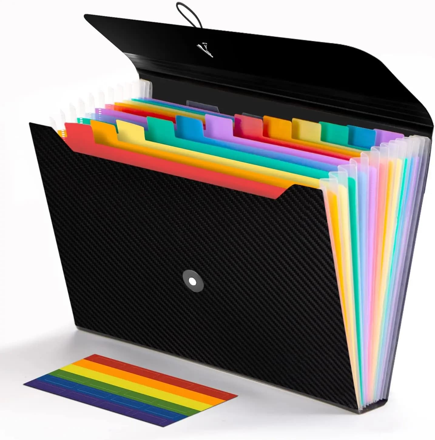 Cartella Portadocumenti Espandibile a 13 Tasche, Formato A4 per Casa, Ufficio, Viaggi