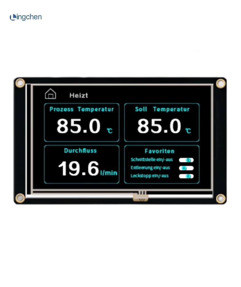 NX8048K050 5.0 "Nextion Enhanced HMI Smart Smart USART UART Serial Touch TFT LCD Module View Panel For Raspberry Pi Kit