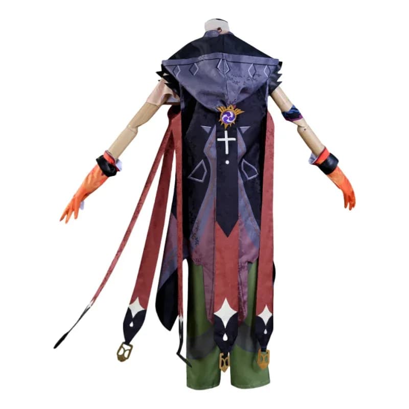 CyGame Genshin Impact Razor Cosplay Costume anime Collana Parrucca uniforme Anime Halloween Party Outfit Set completo Parrucche