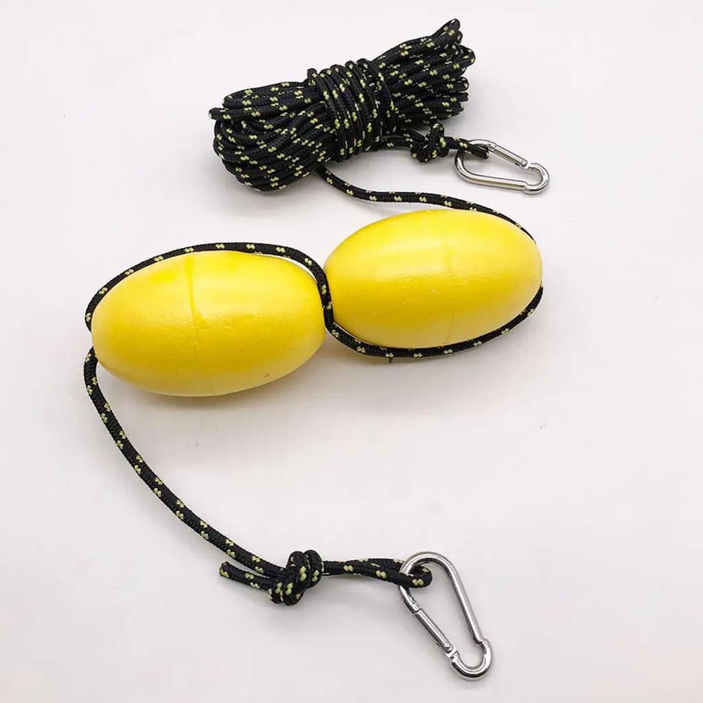 Set di linee di lancio del galleggiante per ancoraggio per kayak Accessori per la nautica in materiale PVC per barche rigide e gonfiabili