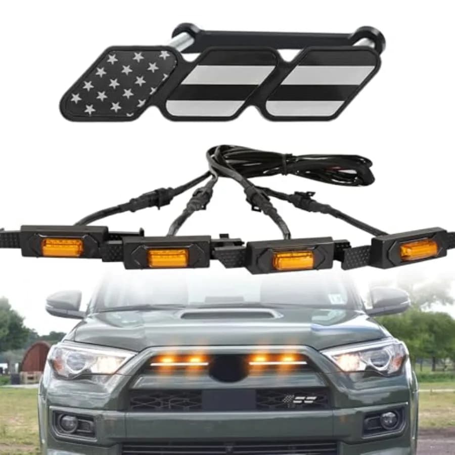 Luci LED per Griglia Anteriore per Toyota 4Runner Sr5 Limited Trd-pro Sport Off-Road 2021 2022 2023 2024, Luci Raptor