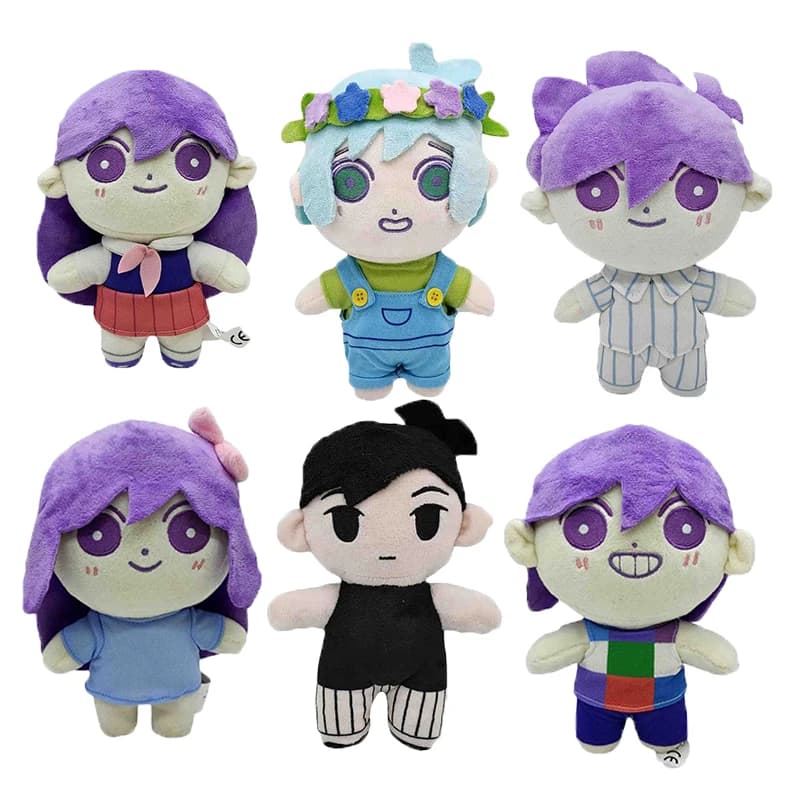 20CM Gioco OMORI Peluche Bambola Farcito Cuscino Giocattolo Soleggiato Peluche Giocattoli Carino Omori Puntelli Cosplay Merch per Il Capretto Regalo Di Compleanno Di Natale