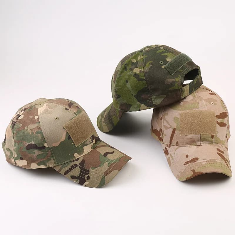 Men Women Outdoor Camouflage Tactical Baseball Cap Men's Tactical CP Hat Velcro Duckbill Cap