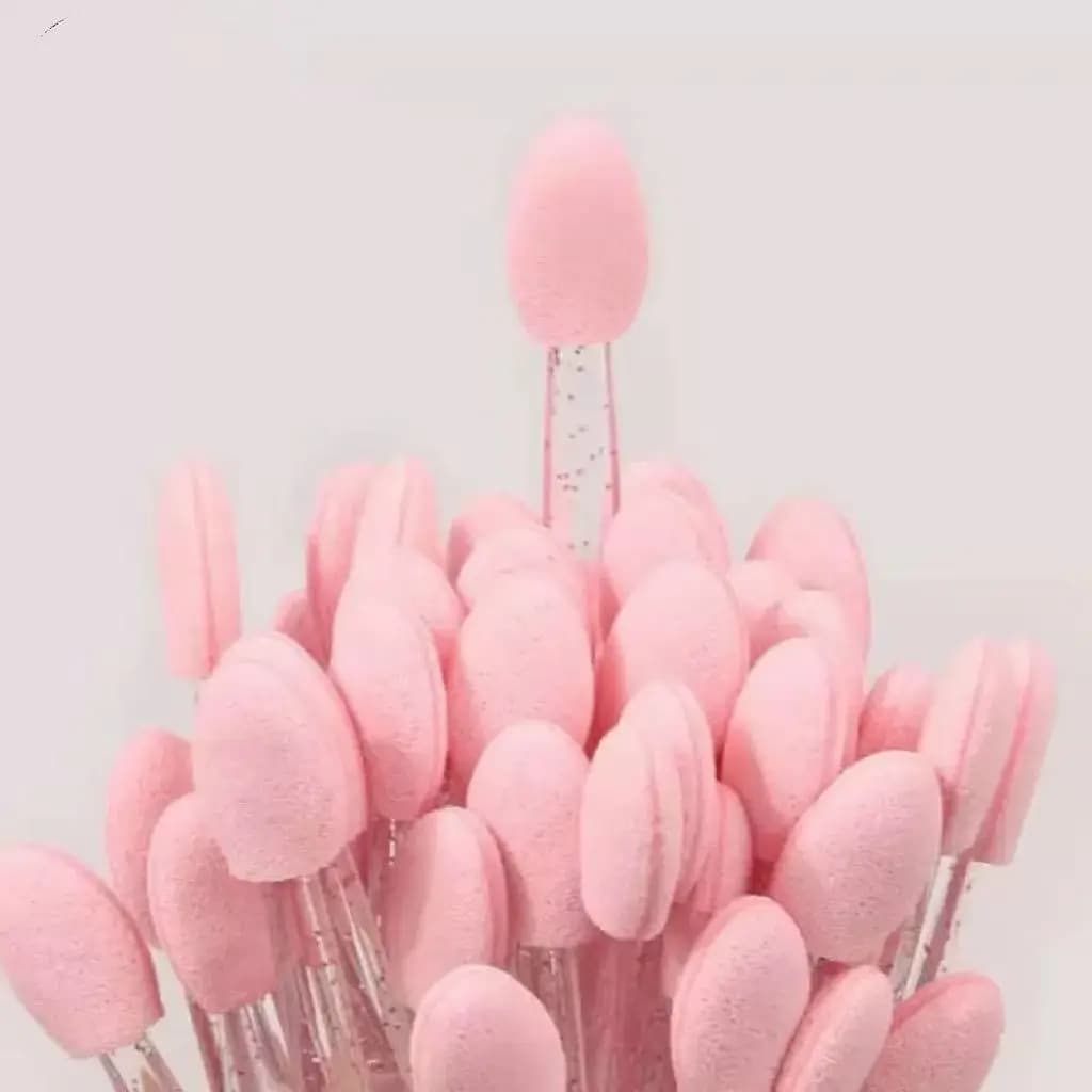 Double Head Sponge Eyeshadow Applicator Stick, Portable Eye Shadow Blending Cosmetic Makeup Tool