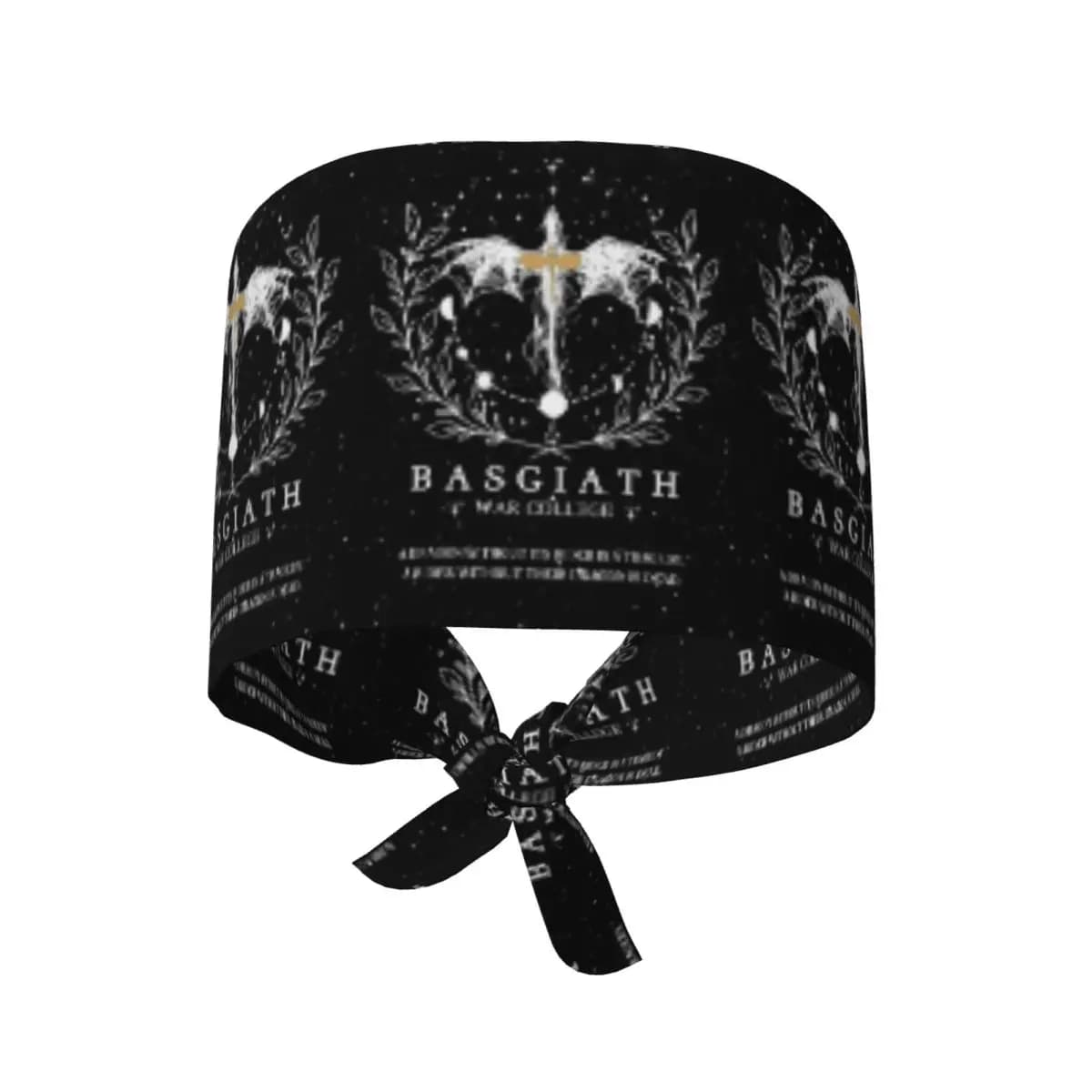 Fourth Wing Basgiath War College Scrub Hat Doctor Working Surgical Cap Men Women Adjustable Nursing Caps for Dentist