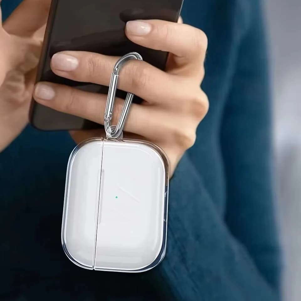 Airpods 3 Pro 2nd USB-C earphones, transparent TPU housings for Airpods Pro 3 headphones, protective case.