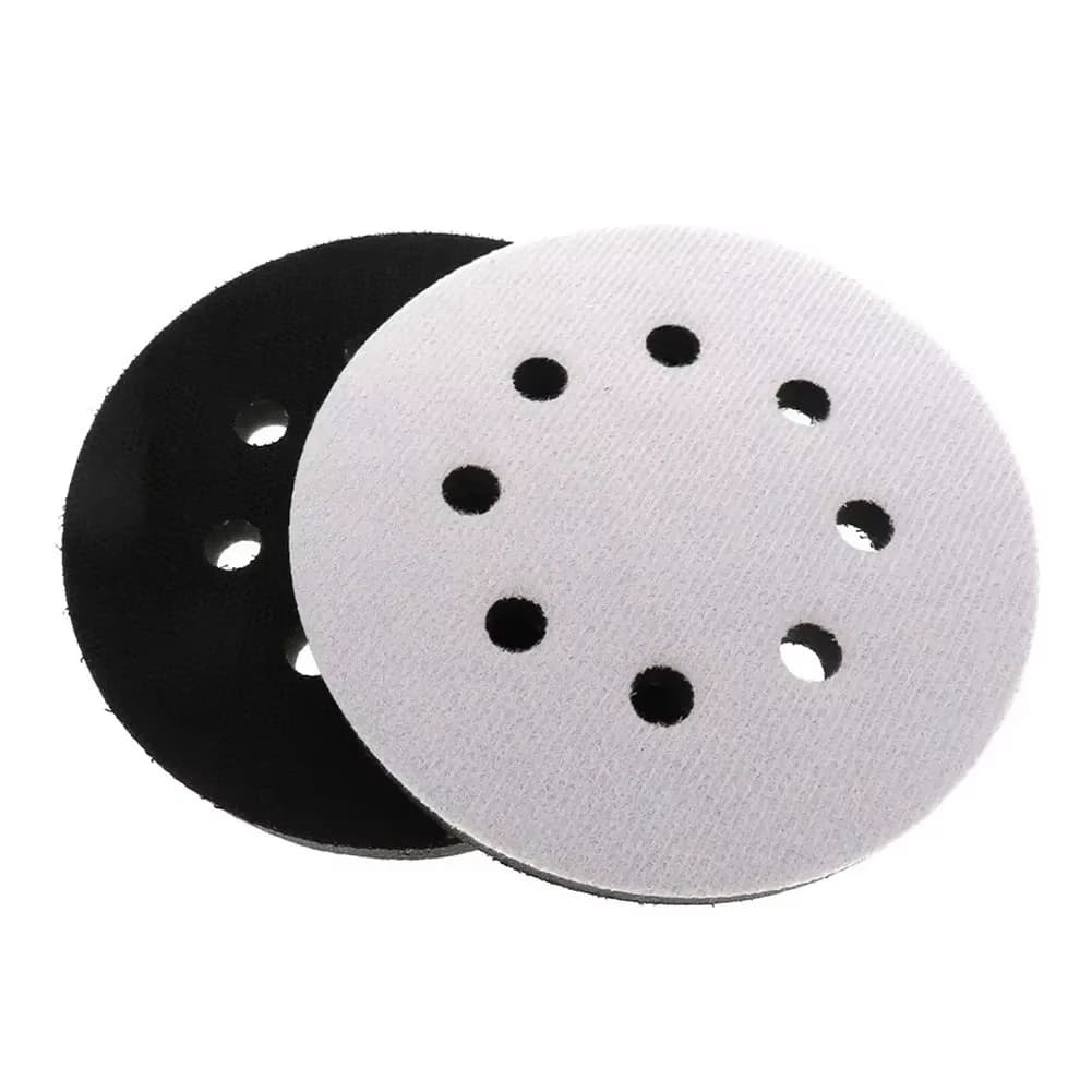 5 inch interface knob 8 holes Hook and ring Soft sponge drum for abrasive disc 125 mm orbital sanding board