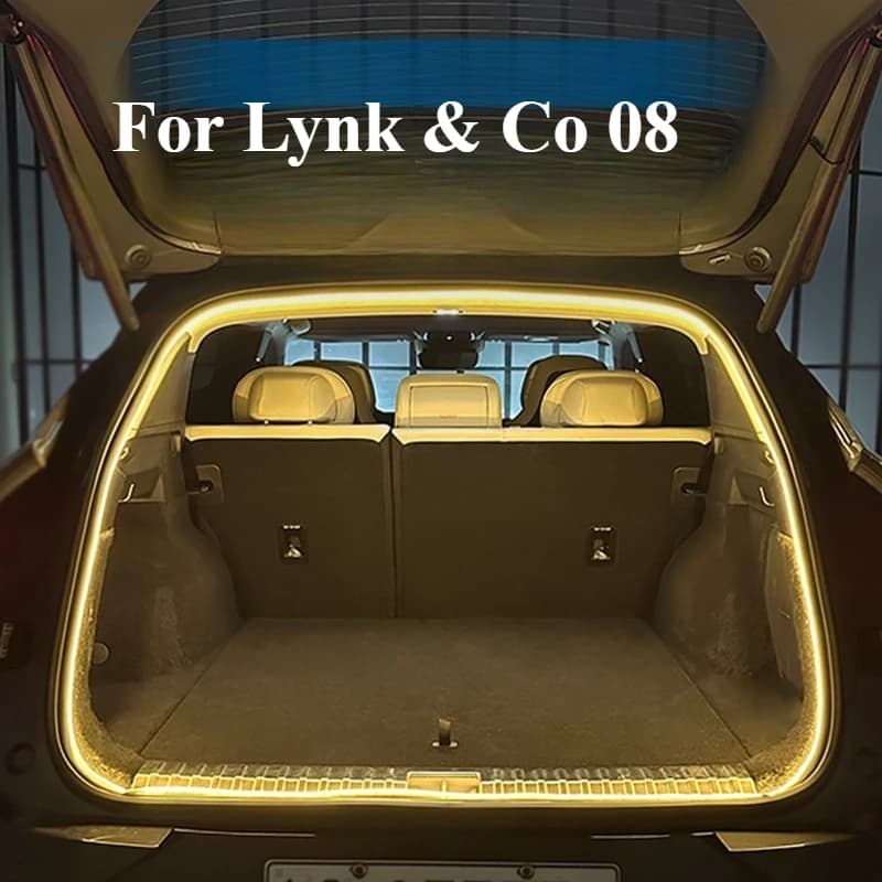 Striscia LED per Illuminazione Ambientale del Bagagliaio per Lynk & Co 08, Accessori Interni per Campeggio