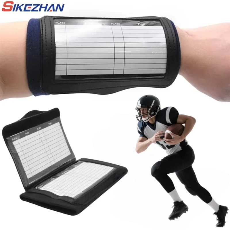 Tattiche di allenamento per il calcio Clipboard Cover Manicotto da polso Tattiche Board per giocatori Porta mappa da polso Pouchrugby League 1/2 pezzi