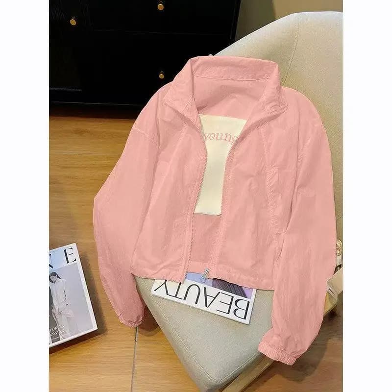 White Breathable Cotton Linen Sunscreen Long Sleeve Shirt For Women Summer Thin Lazy Style Loose Slimming Casual Versatile Top