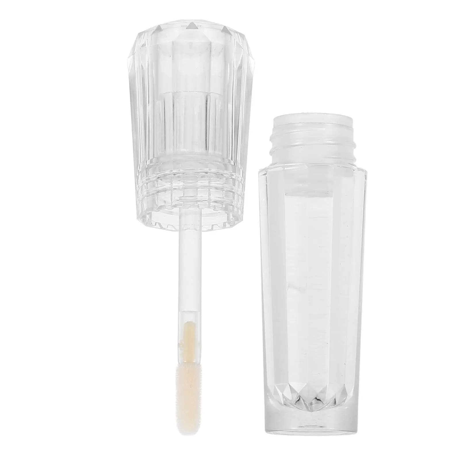Contenitore in Plastica Robusta per Lucidalabbra, Tubetto Trasparente per Campioni di Rossetto, Olio Labbra, Balsamo, Ombretto, Mini Contenitore Vuoto da Viaggio
