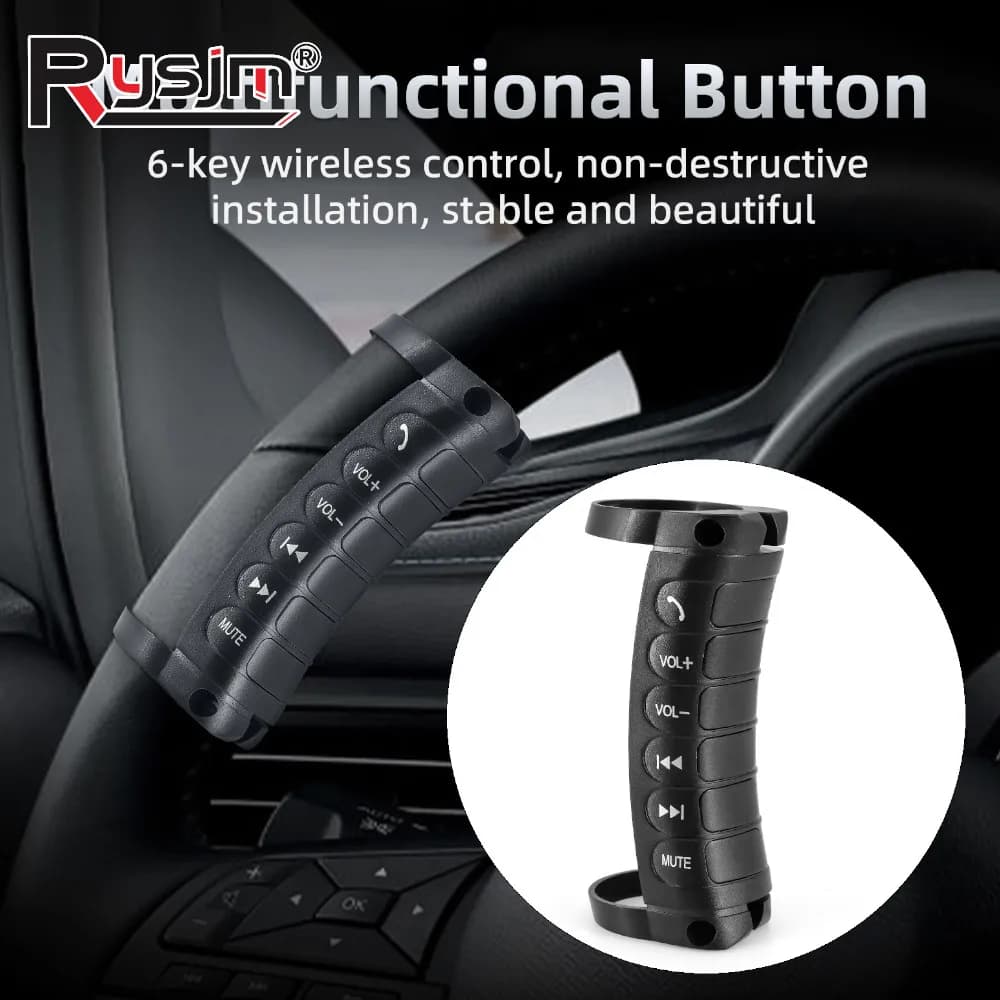 Telecomandi multivolucro per auto wireless universale HD Telecomandi Pulsante multifunzione Lettore DVD per auto Radio di navigazione GPS