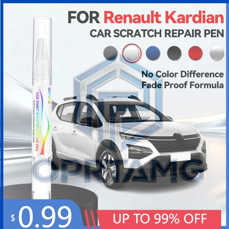 2026 Hot Paint Repair Pen Touch Up Scratch Remover DIY Auto Accessories Black White Orange For Renault Kardian 2023-2025 CMF-BP