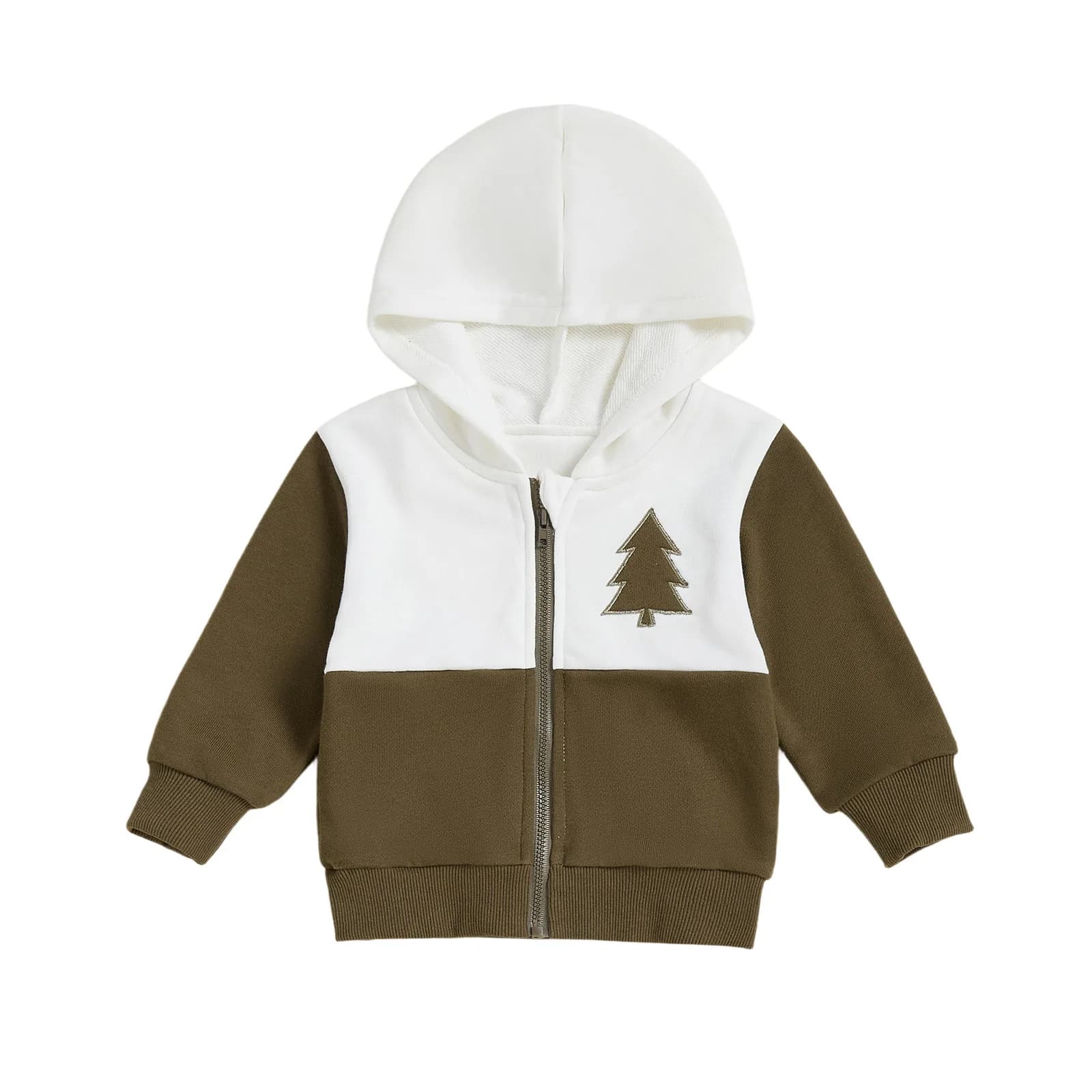 Cappotto invernale per bambini con cappuccio in pelliccia sintetica e giacca calda con cerniera ricamata con fiocchi di neve per ragazzi e ragazze