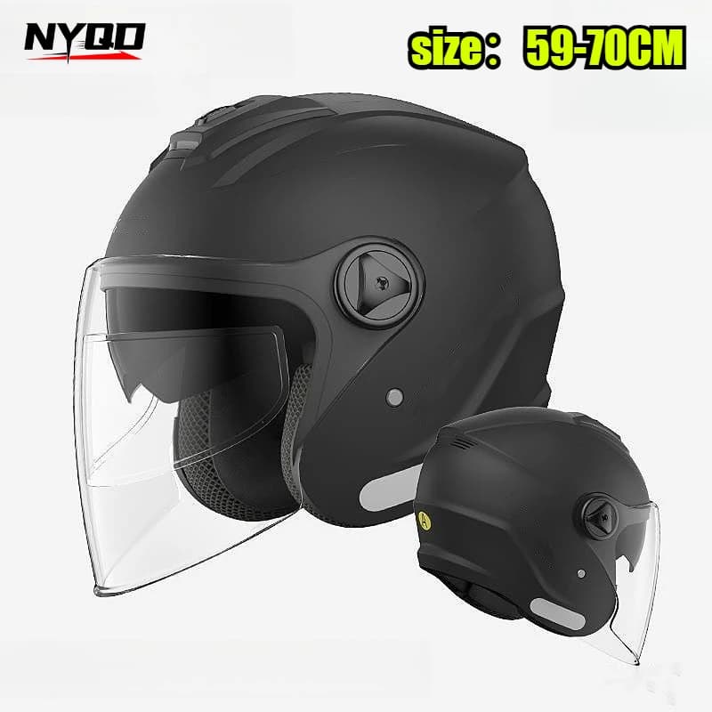 Casco da moto di grandi dimensioni, ultraleggero, antivento, termico, per uomo e donna, 57-70 cm, casco ribaltabile per moto, cascos para moto