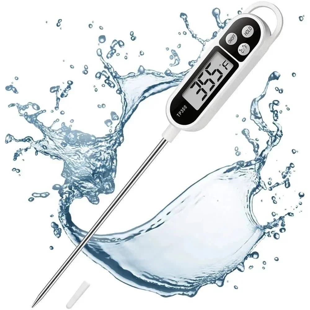 TP300 Termometro digitale per acqua e olio da cucina per la cottura della carne Sonda per alimenti BBQ Forno elettronico Utensili da cucina Termometro per alimenti