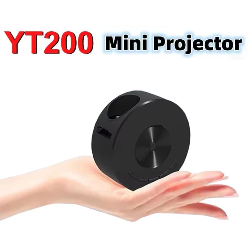 YT200 Proiettore Home LCD a basso rumore Mini telefono cellulare wireless portatile per bambini Stesso schermo Proiettore di proiezione