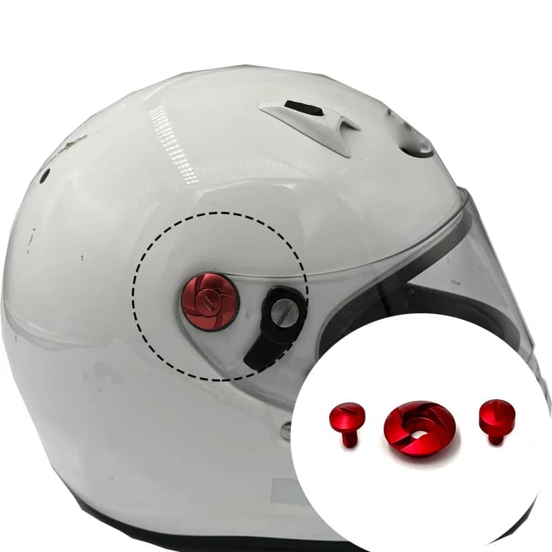 Viti per visiera per casco Moto portatile Leggero Blocco lenti di ricambio Blocco scudo per ARAI SK6 GP6 GP6S SK 6