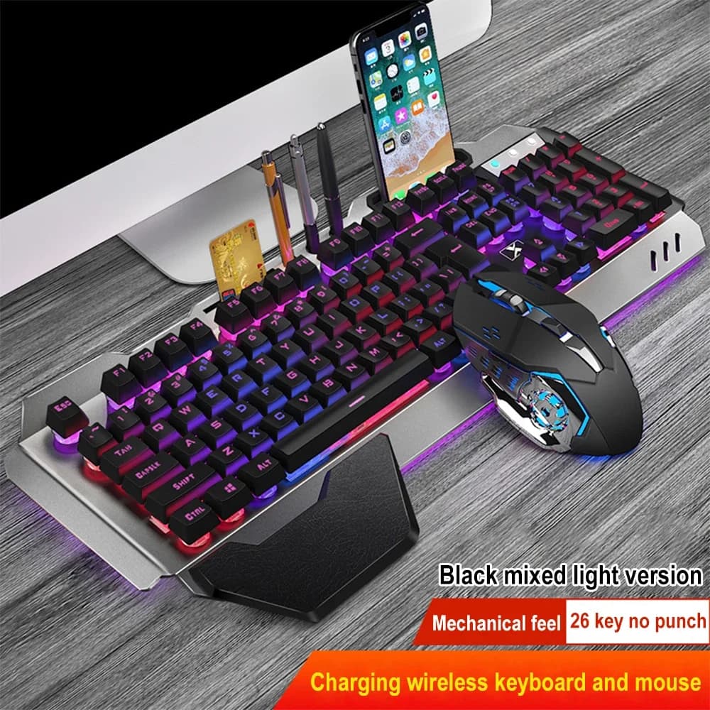 K680 ricaricabile 2.4G wireless keyboard and mouse suite Gaming computer Office esports