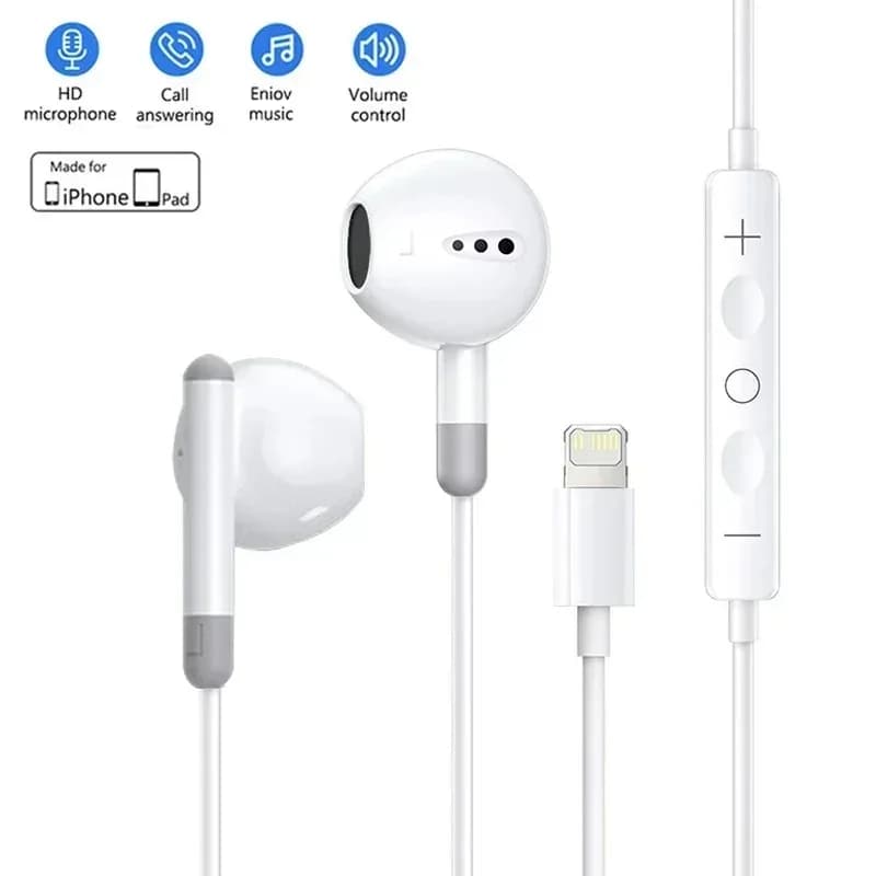 Nuovo 2025 USB Tipo C Cuffia Per Apple iPhone 15 14 13 12 11 Pro Max Auricolare Cablato 3.5mm Fulmine Bluetooth Auricolari Accessorie